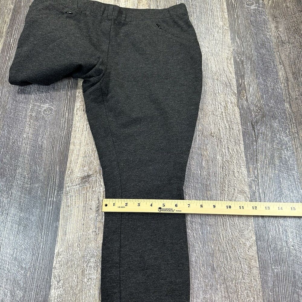 J. Jill Women's Size M Gray Ponte Knit Leggings Pants Stretch Pull On‎ Pockets - Picture 11 of 13